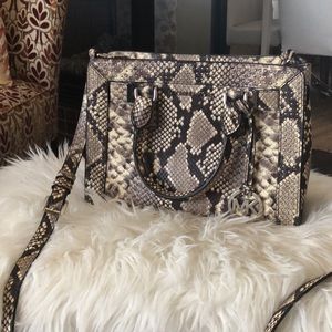 Michael Kors python print crossbody